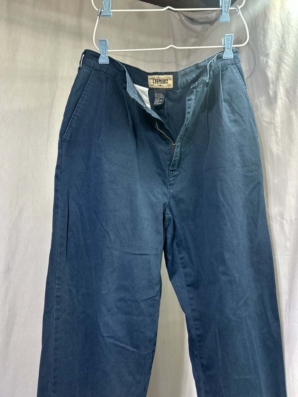 Women’s Vintage Navy Trousers. Size 12.
